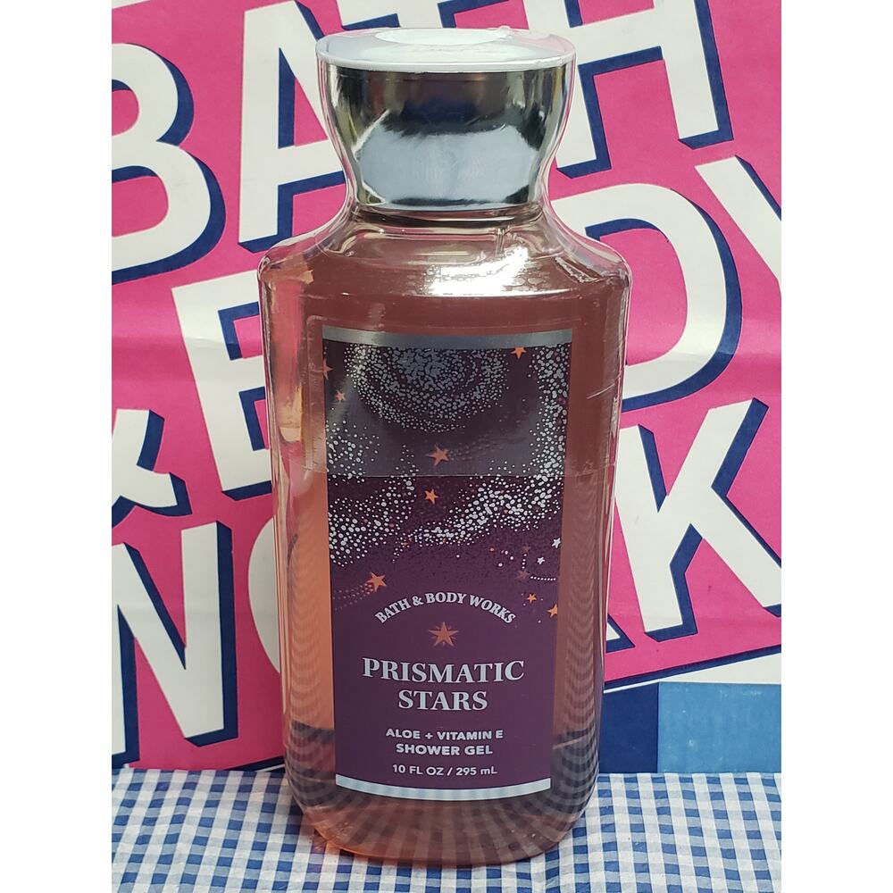 BBW Prismatic Stars Aloe + Vitamin E Shower Gel Body Wash 10oz.
